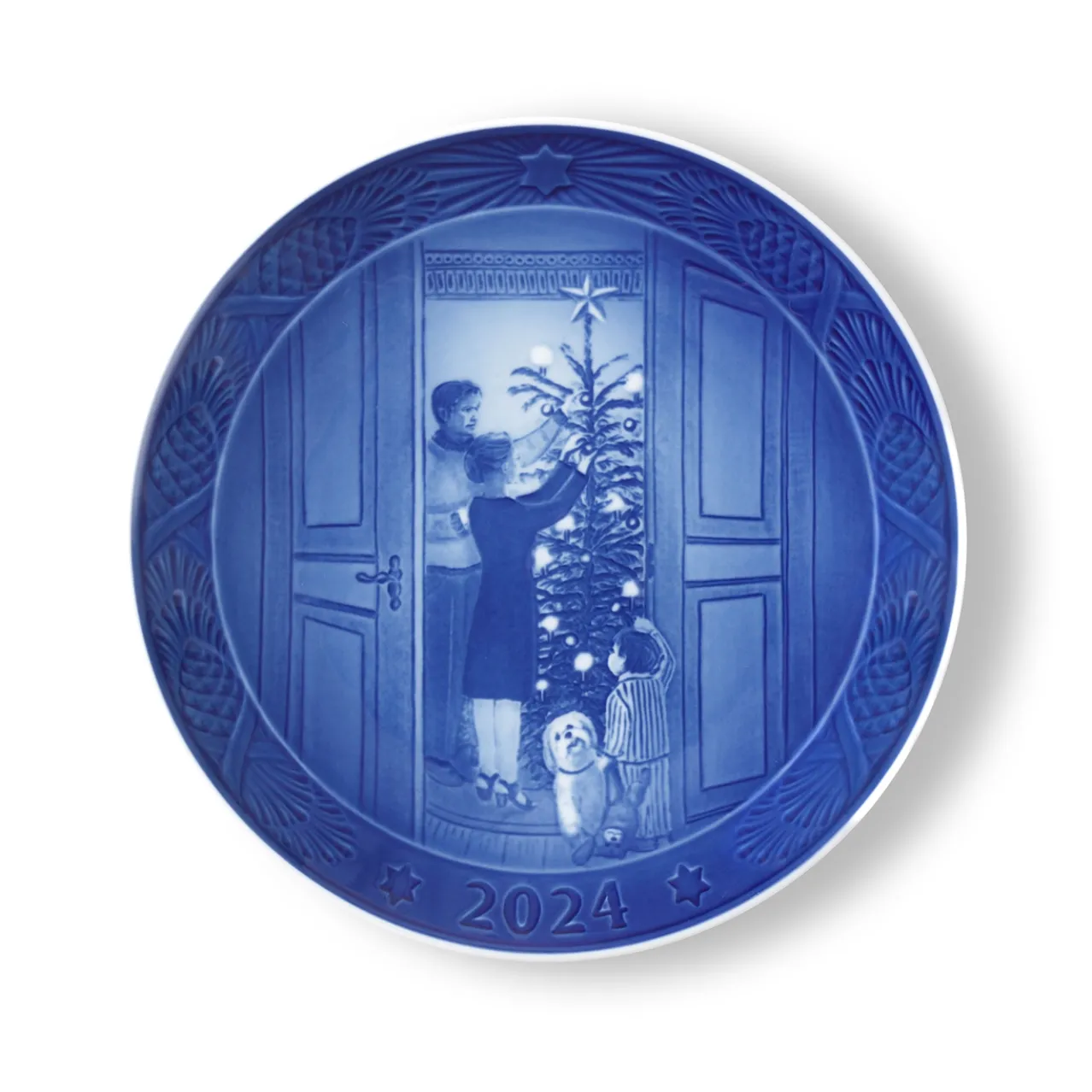 Christmas Plate 2024, Christmas Anticipation, 18 cm