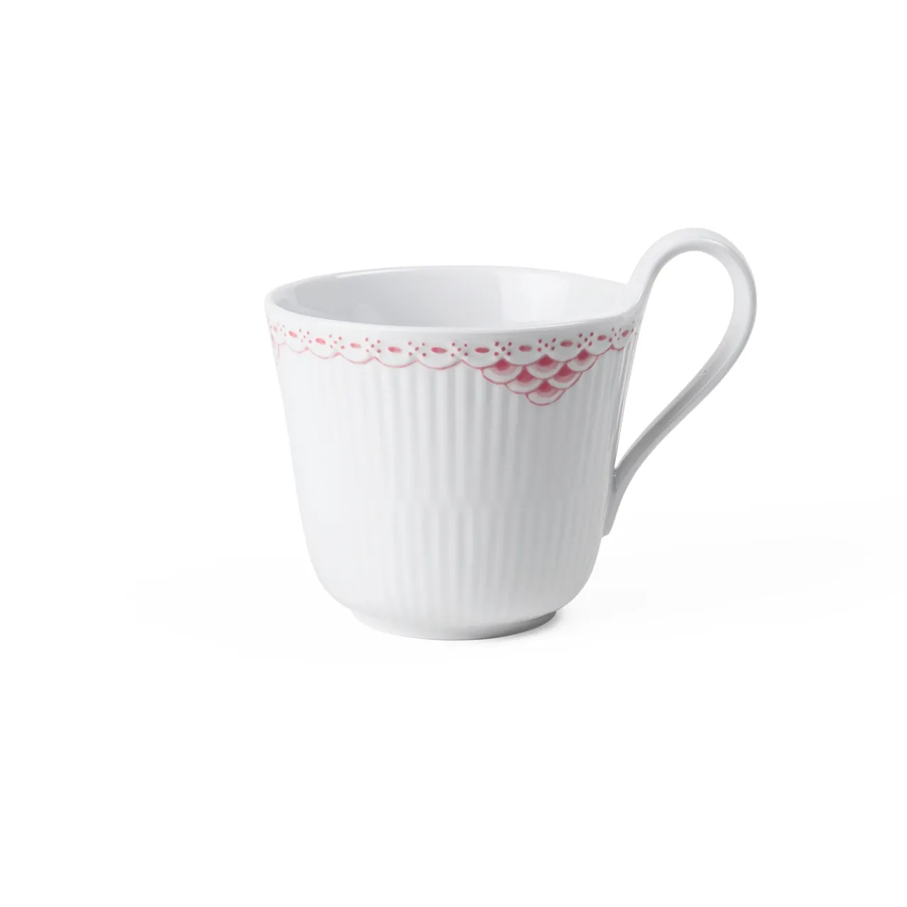 Coral Lace High Handle Cup, 33 cl