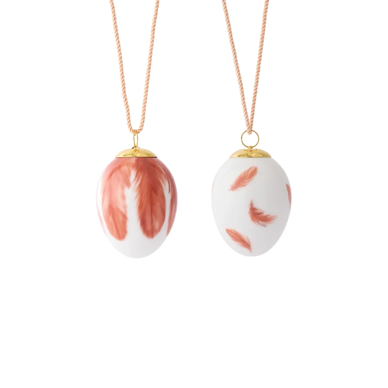 Spring Collection Egg 2025, Redstart Feathers, 6 cm, 2 pcs