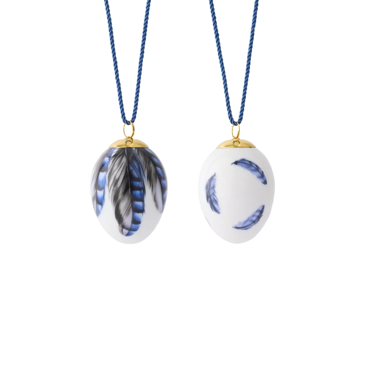 Spring Collection Egg 2025, Eurasian Jay Feathers, 6 cm, 2 pcs