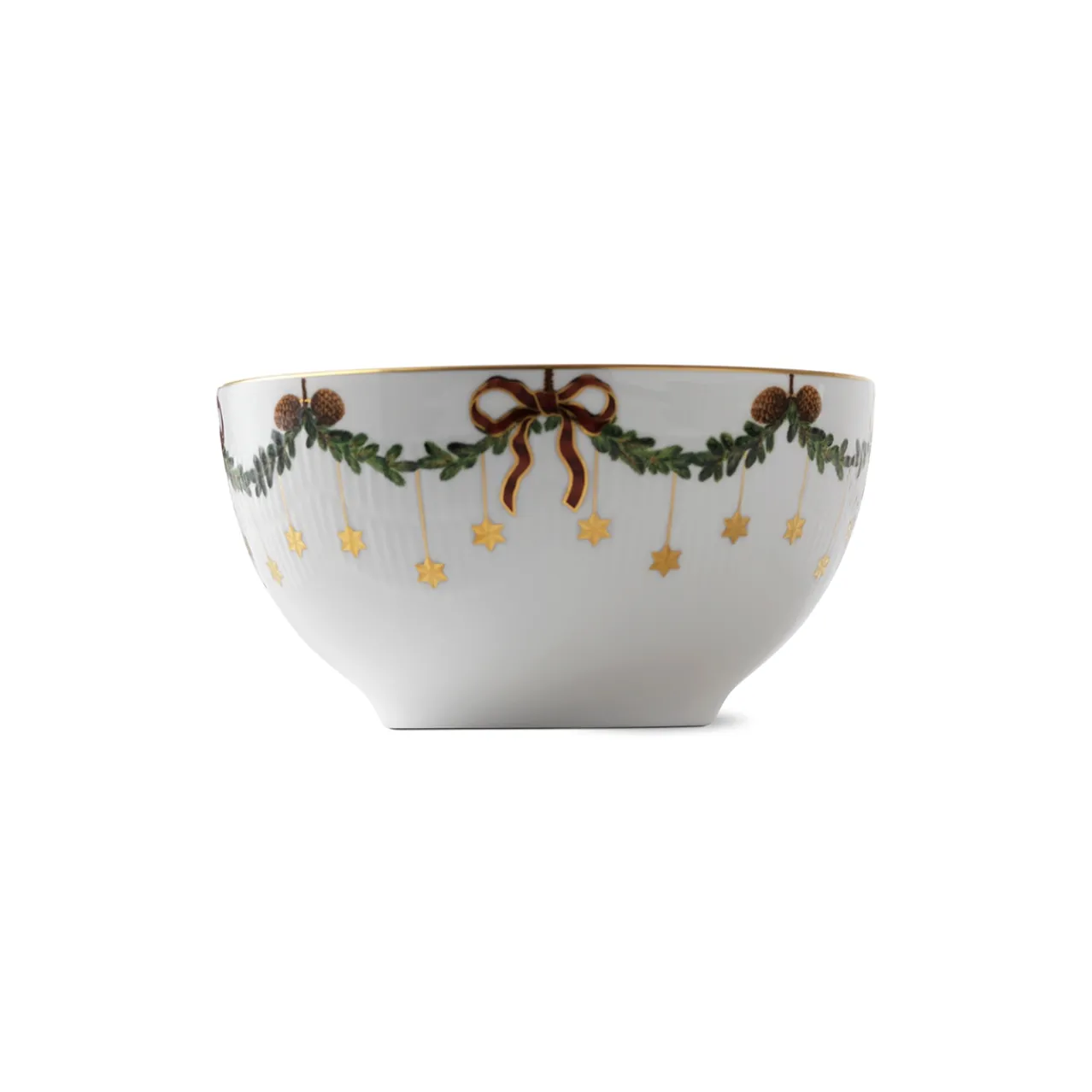 Star Fluted Christmas Bowl, 180 cl