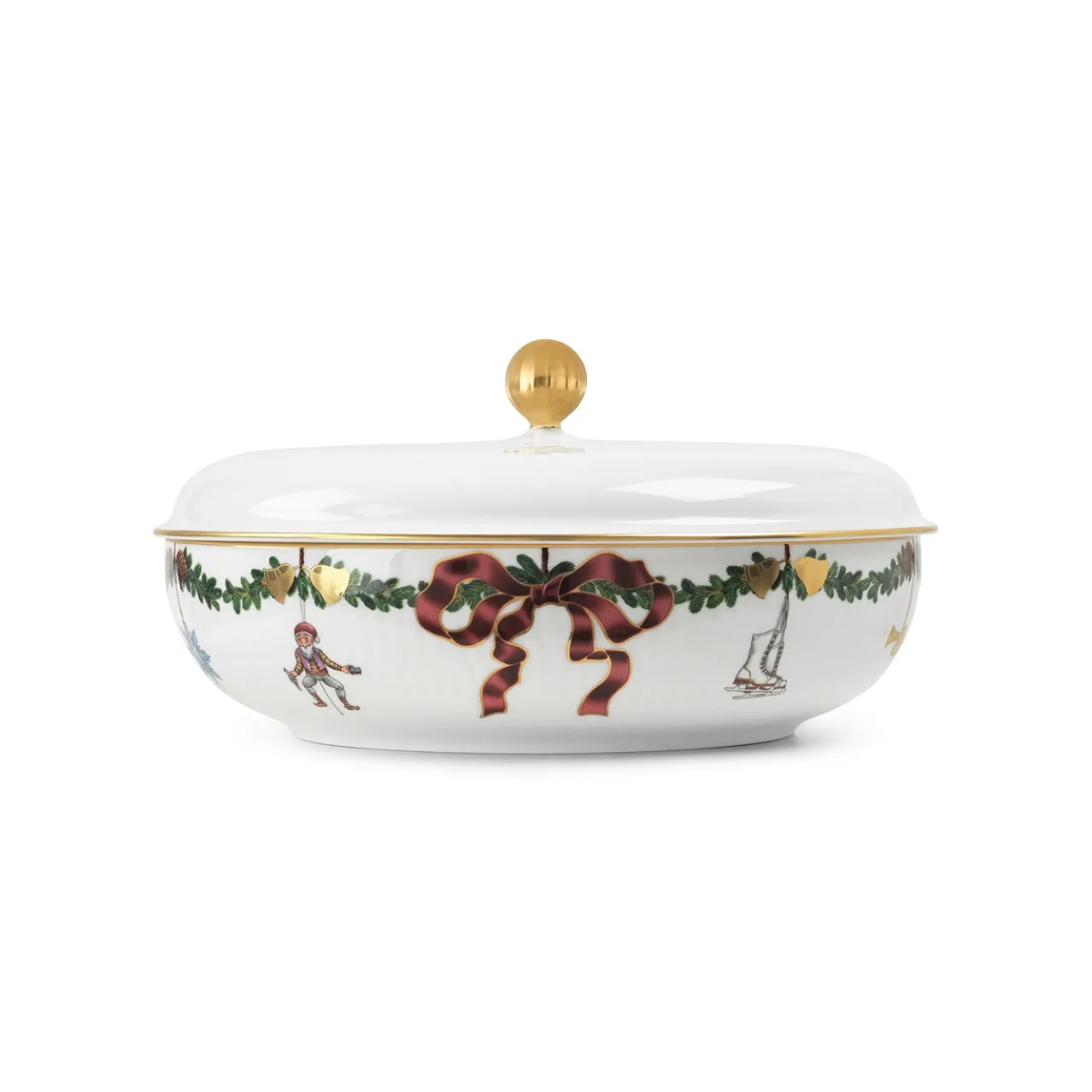 Star Fluted Christmas Dish, 34 cm