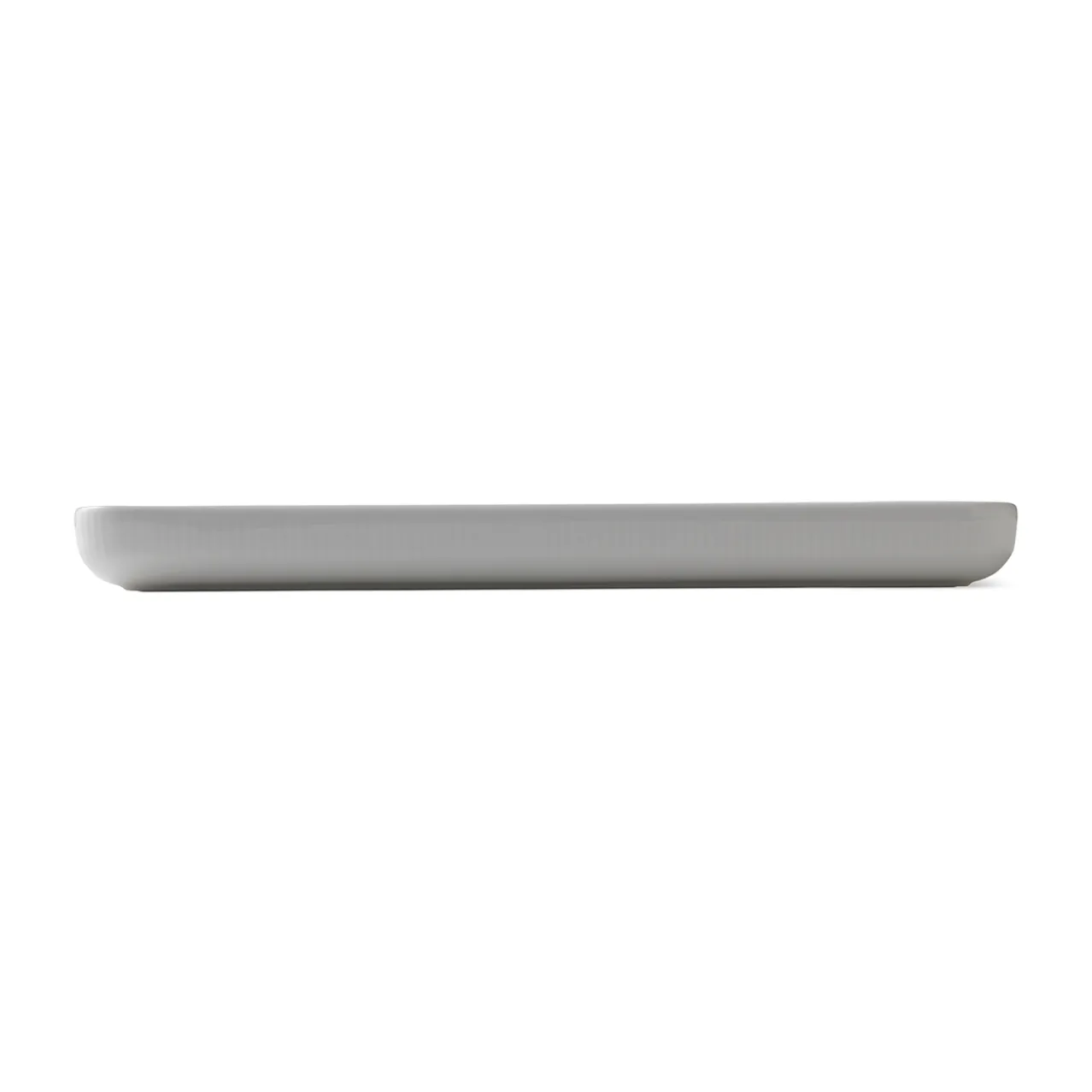 White Fluted Dish, 36 cm