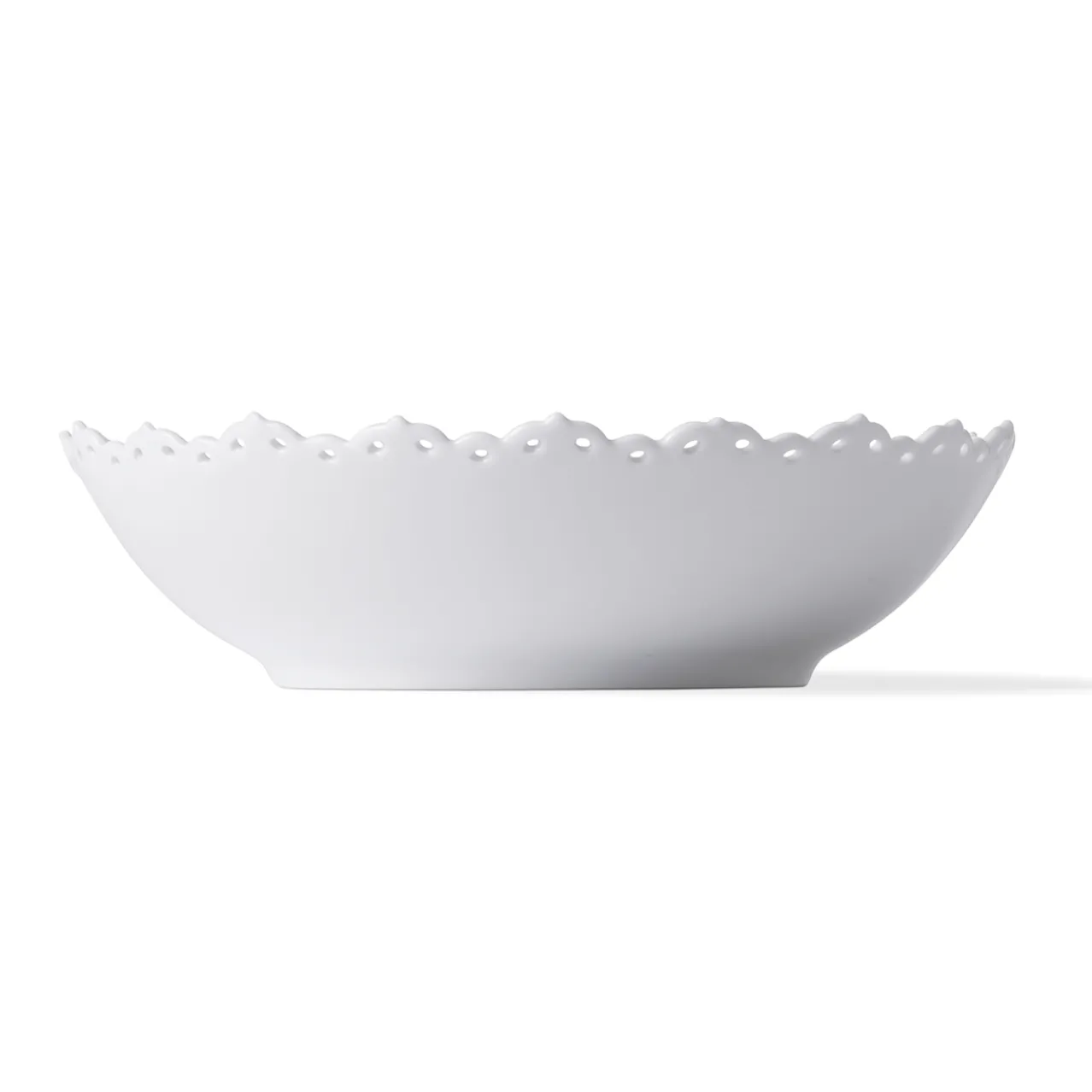 White Fluted Full Lace Bowl, 140 cl