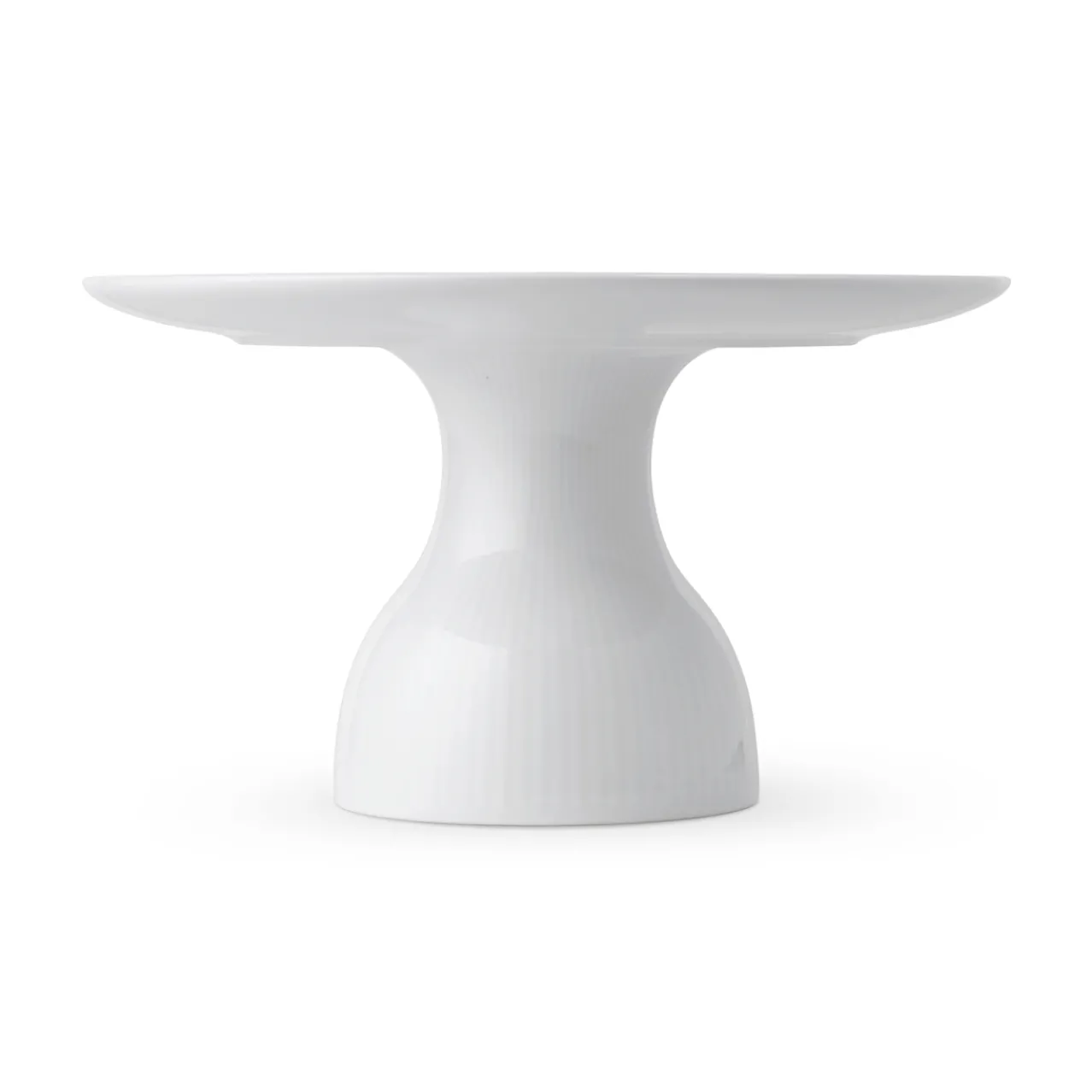 White Fluted Serving Set, 24.5 cm, 4 pcs